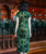 Elegant Retro Chinese Style Velvet Floral Daily Modified Qipao Cheongsam