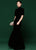 Luxury Velvet Cheongsam Qipao Dress Long Fitted Mermaid Evening Gown