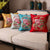 Peony Embroidered Chinese Style Pillow Cover for Sofa and Bed