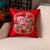 Peony Embroidered Chinese Style Pillow Cover for Sofa and Bed