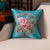 Peony Embroidered Chinese Style Pillow Cover for Sofa and Bed