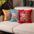 Peony Embroidered Chinese Style Pillow Cover for Sofa and Bed