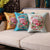 Peony Embroidered Chinese Style Pillow Cover for Sofa and Bed