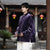 Luxury Embroidered Velvet Tang Jacket Chinese Classic Mandarin Collar