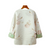 Loose Round Neck Floral Jacquard Long Sleeve Women's Tang Suit