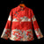 Winter Chinese Tang Jacket - Warm Down Coat with Landscape Design