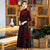 Slim-Fit Long Sleeve Ao Dai Qipao Dress – Non-Slit Style for Autumn Winter