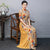 Elegant Half-Sleeve Floral Ao Dai Dress with Loose Pants