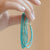 Natural 2 mm Unprocessed Turquoise Bracelet for Women 14K Gold Accents