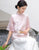 Traditional Chinese Embroidered Blouse Tea Ceremony Zen Top