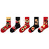 Red Socks for Women - Mid-Calf Socks for 2025 Year of the Snake, Gift & Wedding Pair 5pk