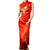 Vestido chino cheongsam sin mangas con bordado de peonía