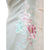 Camicia cinese a maniche corte in misto seta con ricamo floreale