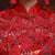 Kurzarm Cheongsam Top Chiffon Rock Chinesisches Hochzeitskleid