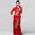 Vestido de fiesta de boda chino con mangas 3/4 de Phoenix Sequins