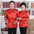 Giacche cinesi tradizionali in broccato per il compleanno dei genitori