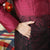 Cappotto imbottito in stile cinese con collo in piedi e bottoni a strappo