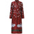Cappotto della madre del cappotto del vento cinese retrò in cotone fantasia con motivo floreale e gru