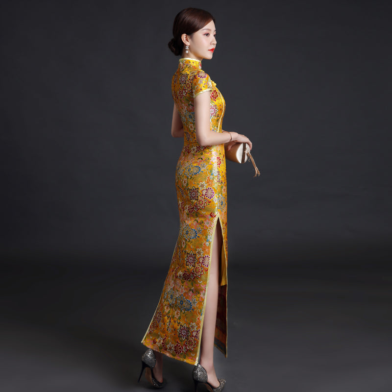Sandra Dress, Traditional Red Wedding Qipao