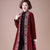 Abrigo de punto de lana oriental elegante con frente abierto para mujer