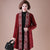 Abrigo de punto de lana oriental elegante con frente abierto para mujer