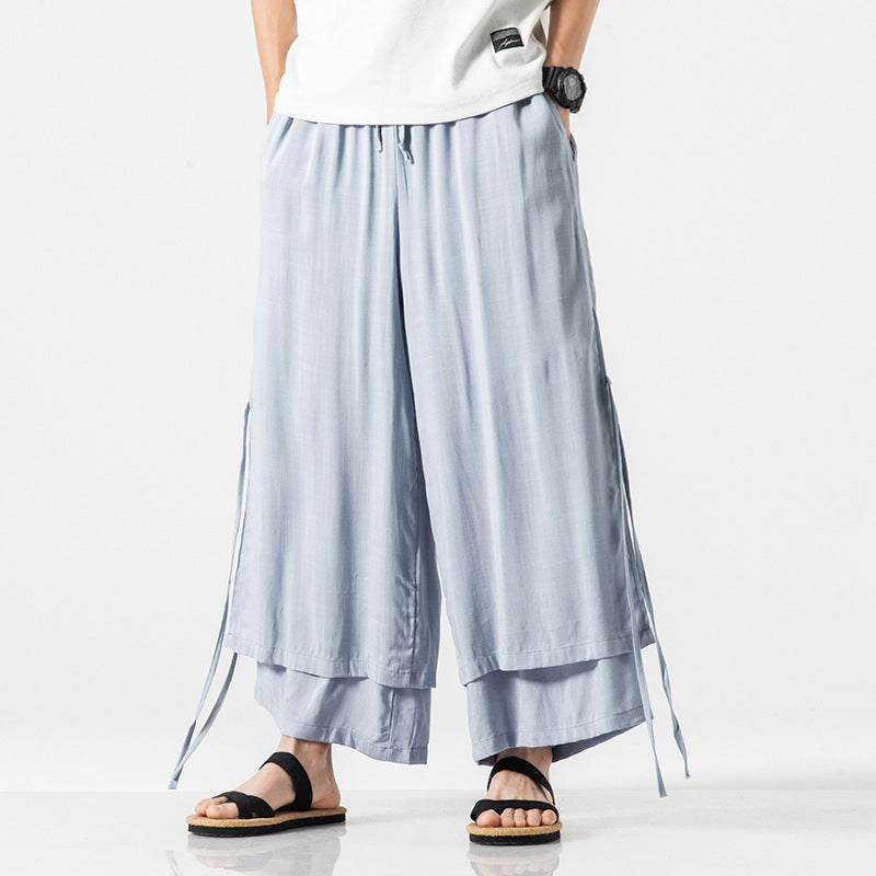 Signature Cotton Retro Chinese Style Harem Pants Zen Pants – IDREAMMART