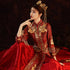 Costume de mariage traditionnel chinois à manches doubles à broderie florale avec glands