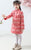 Cheongsam Wattiertes traditionelles chinesisches Kleid für Mädchen mit Blumenmuster