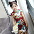 Crane & Dragon Muster Dehnbares Cheongsam Knielanges Chinesisches Kleid für Kinder