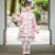 Wattierter Mantel für Mädchen im chinesischen Stil mit verheißungsvoller Stickerei