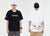 Elster-Stickerei 100 % Baumwolle Rundhals chinesisches T-Shirt