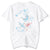 Phoenix & Peony Stickerei 100 % Baumwolle Rundhals chinesisches T-Shirt
