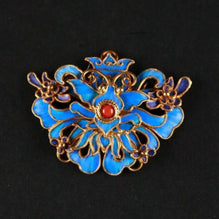 Cloisonne brooch deals