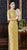Vestido chino cheongsam retro de algodón elegante floral de manga corta
