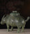 Dinastia Qing Cinese Antica Ragazza Piccola Lampada Da Notte Oriental Desktop Decor